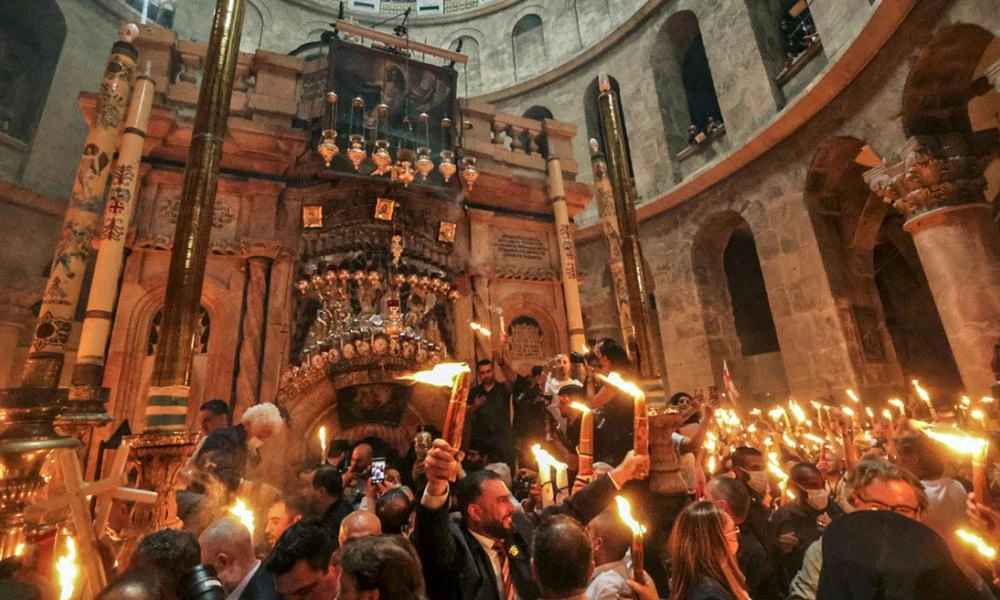 Η τελετή αφής του Αγίου Φωτός στα Ιεροσόλυμα: Δρακόντεια μέτρα ασφαλείας